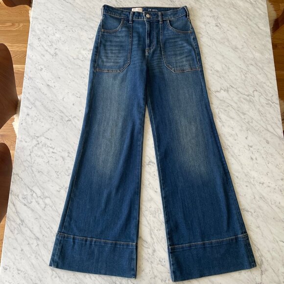 The Rylan Relaxed High-Rise Flare Jeans by Pilcro - Size 28 - Picture 8 of 10